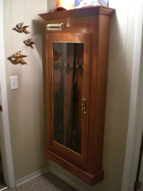 gun cabinet plans steel|wall mounted gun cabinet plans.